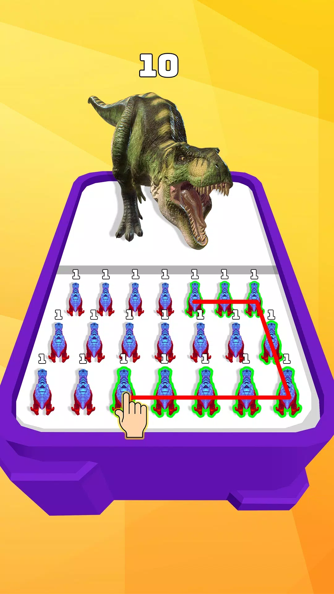 Dinosaur Merge Battle (by AI Games FZ) IOS Gameplay Video (HD) 