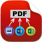 PDF converter: pdf creator, merge pdf editor word आइकन