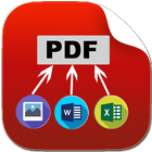 Convertidor PDF: creador PDF fusionar editor PDF icono