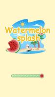 Watermelon splash Affiche