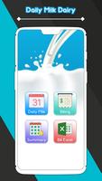Daily Milk Diary Plakat