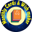 NewMonth Cards & Wish maker アイコン