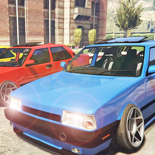 Sportwagen-Drift-Simulation