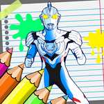 ultraman zero coloring Game icon