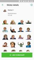Angela Merkel Sticker für What imagem de tela 1