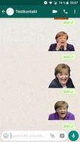 Angela Merkel Sticker für What imagem de tela 3
