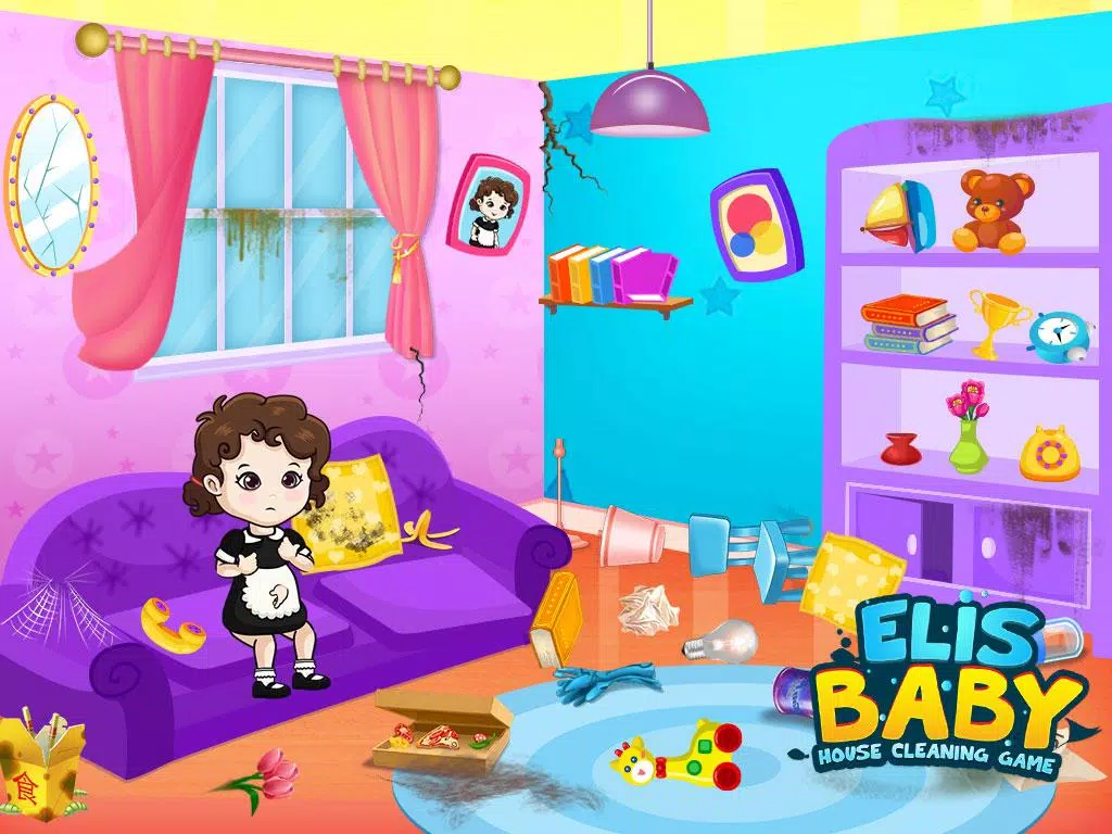 Android İndirme için Elis Bebek Ev Temizleme Oyunu - Temizlik Oyunları APK