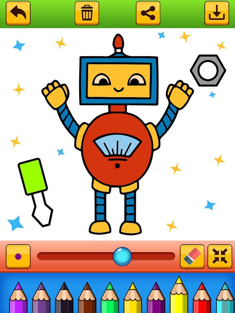 Color Robots - Robot Coloring for Kids for Android - APK Download