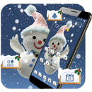 Merry Christmas Snowman Angel Theme APK
