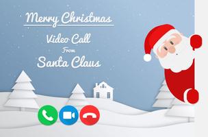 Poster Fake Santa Claus Video Calling