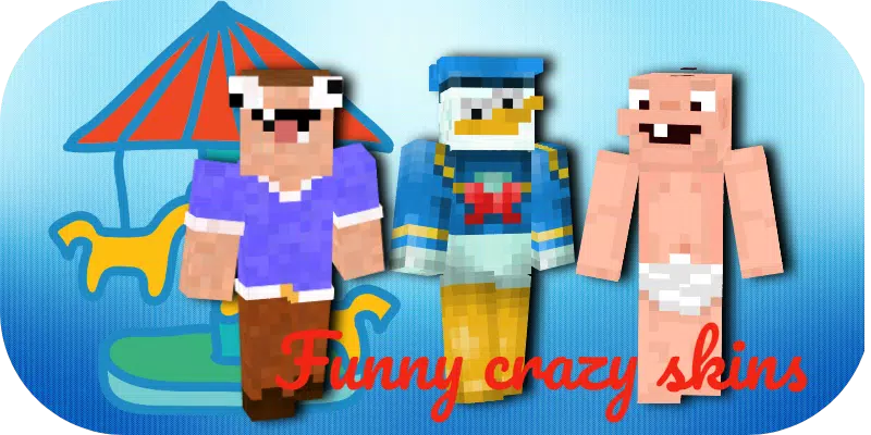 Funny crazy skins noobs for Minecraft PE APK for Android Download