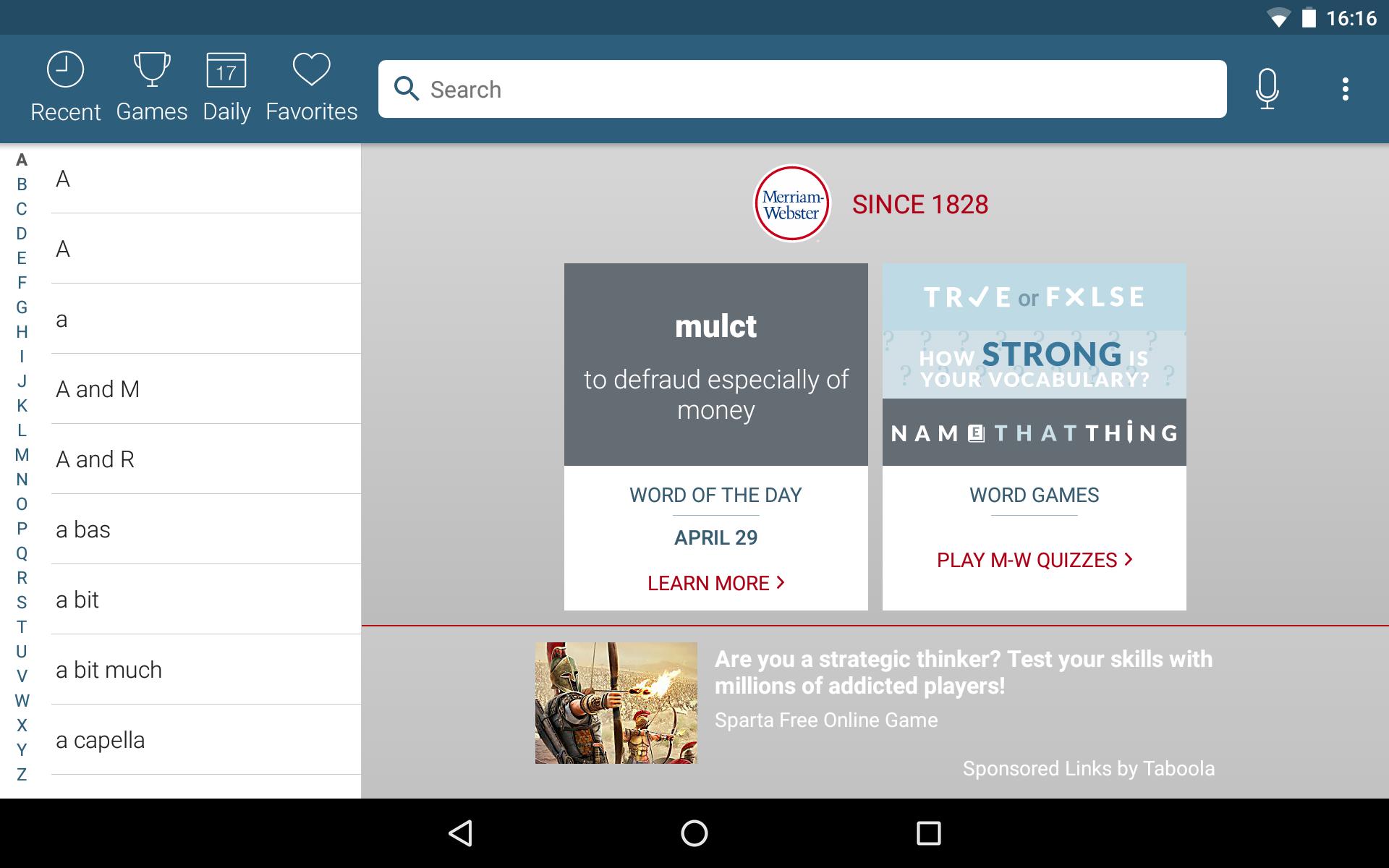 Merriam webster how strong is your vocabulary Pin On Word Grammar Quizzes