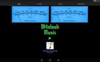 McIntosh Music Stream Tablet penulis hantaran