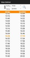 İzban Hareket Saatleri screenshot 2