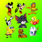 Cartoon Stikers for Whatsapp icône