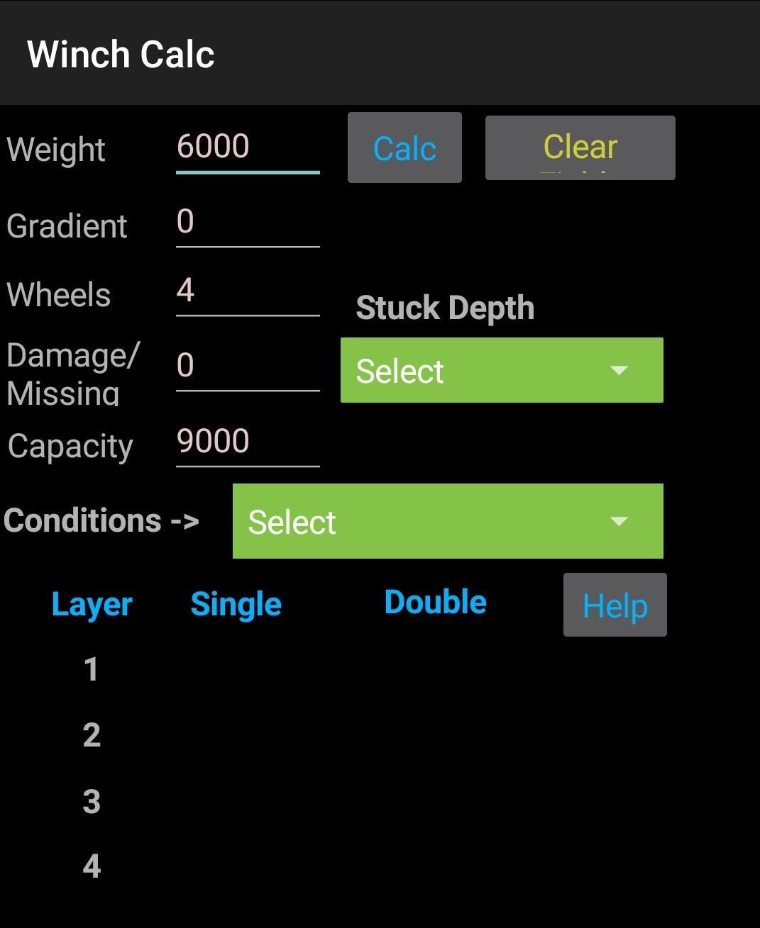 Winch Extraction Calculator APK for Android Download