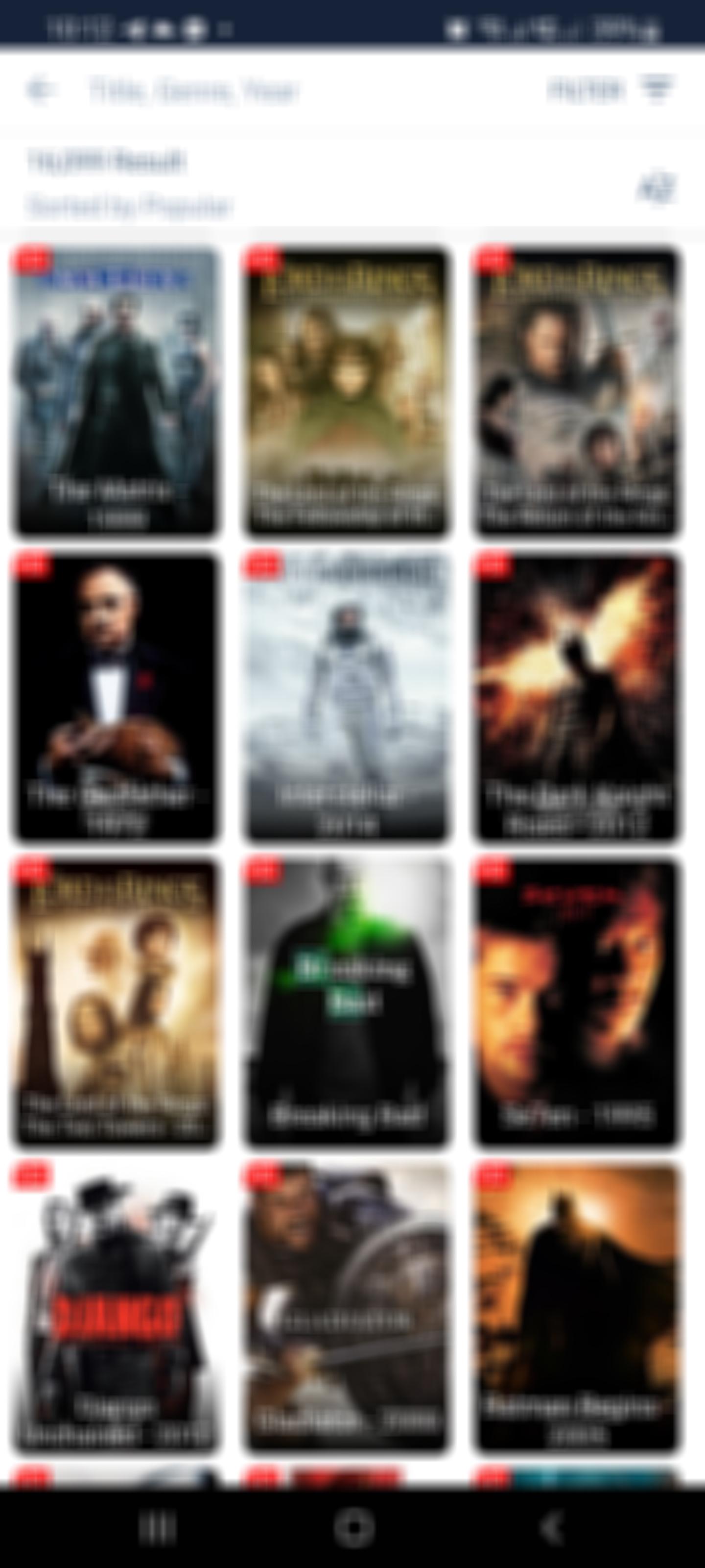 Descarga de APK de HD Movies Cinema para Android