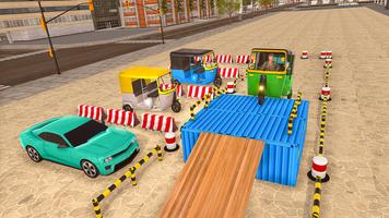 Tuk Tuk Auto Parking Games 3D screenshot 1