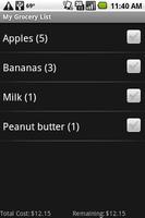 Shopping List Plus Screenshot 1