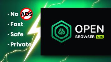 Open Browser Lite-Web Browser plakat