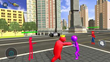 Scary Rainbow: Rope Hero War screenshot 1