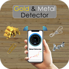 Detector de metales y oro icono