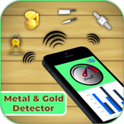 Metall- und Golddetektor Zeichen