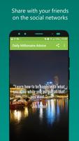 Daily Millionaire Advice Screenshot 3