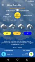 Météo Grenoble الملصق