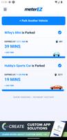 1 Schermata meterEZ - Mobile Parking App