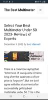 Meter Reviews Affiche