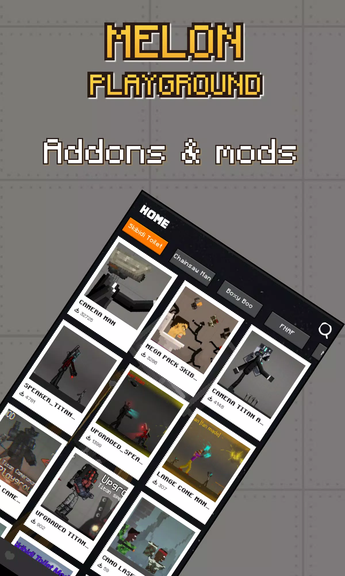 Download Mod&Skins for Melon Playground android on PC