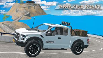 Chauffeur 4x4 tout-terrain Affiche