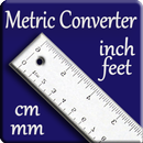 Conversor Métrico cm mm para pés em polegadas APK