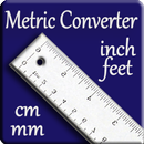 Metrische converter cm mm naar inch voet-APK