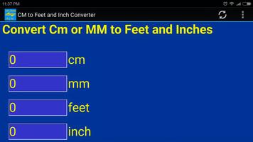 Bộ chuyển đổi số liệu cm mm sang inch feet ảnh chụp màn hình 2