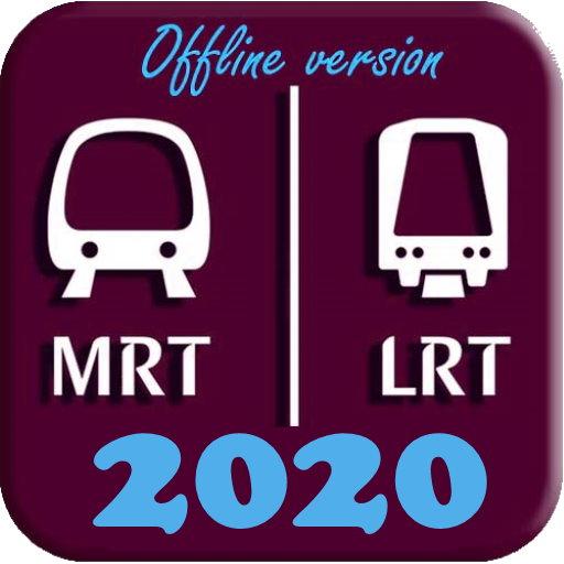 Singapura METRO MRT Map 2020