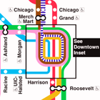 Metro Chicago - Chicago CTA icône