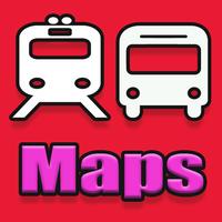 Bursa Metro Bus and Live City Maps Affiche