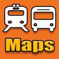 Germany Metro Bus and Live City Maps Affiche