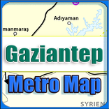 Gaziantep Turkey Metro Map Offline