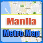 Manila Metro Map Offline icône