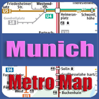 Munich Metro Map Offline icône