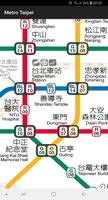 Taipei Metro Map Plakat