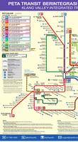 Kuala-Lumpur (KL) Metro Map Affiche