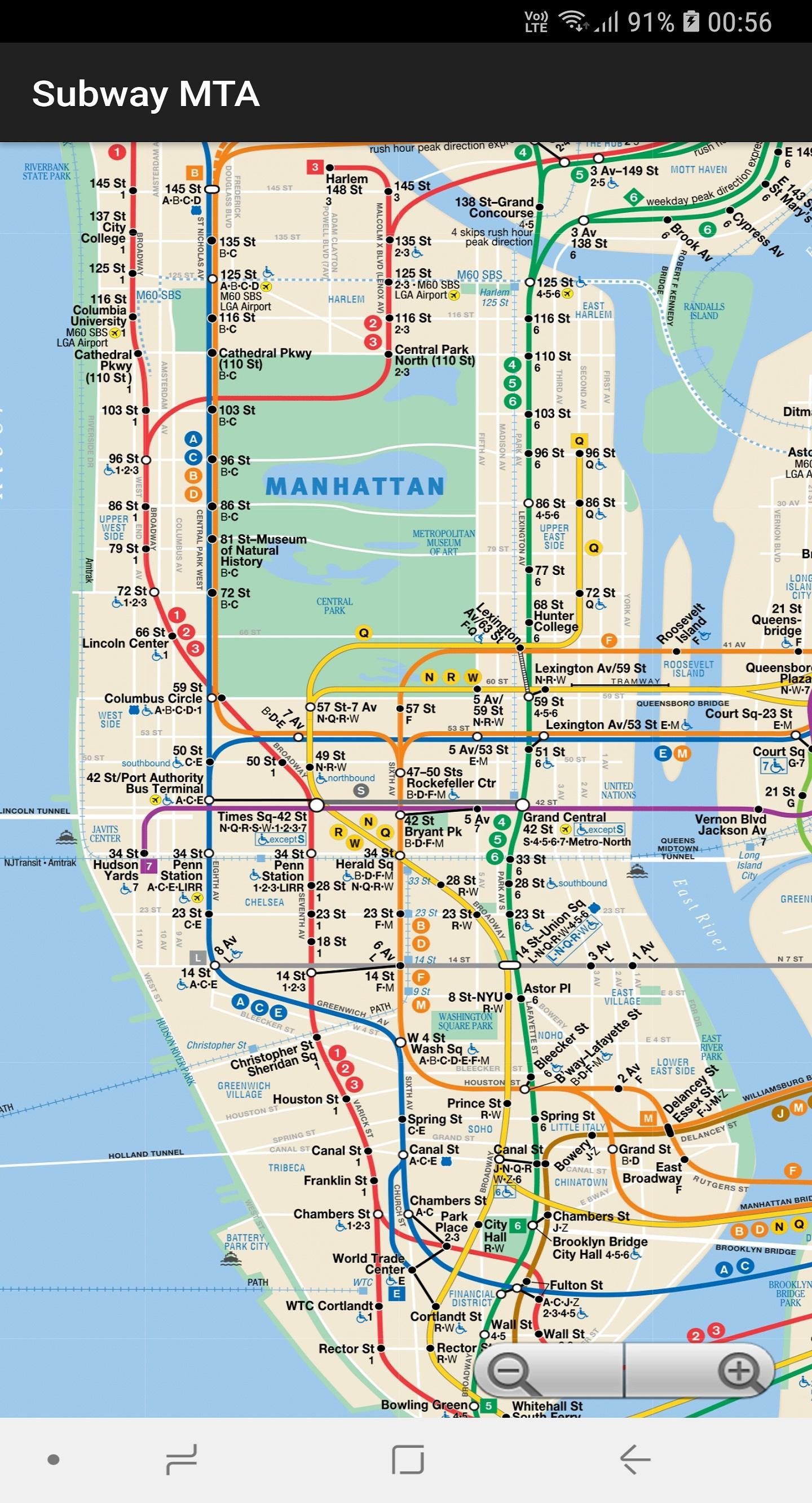 New York City Subway Map Inat