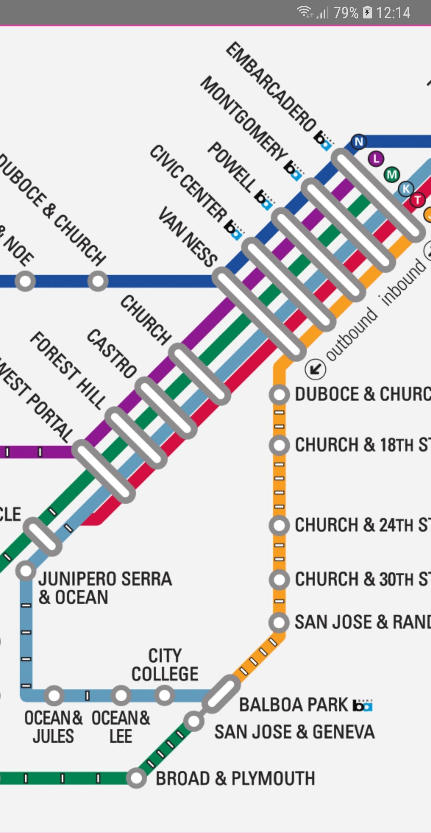 San Francisco Metro Map Sfmta For Android Apk Download