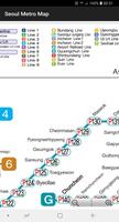 Seoul Metro Lines Map 2019 (Offline) تصوير الشاشة 1