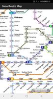 Seoul Metro Lines Map 2019 (Offline) اسکرین شاٹ 2