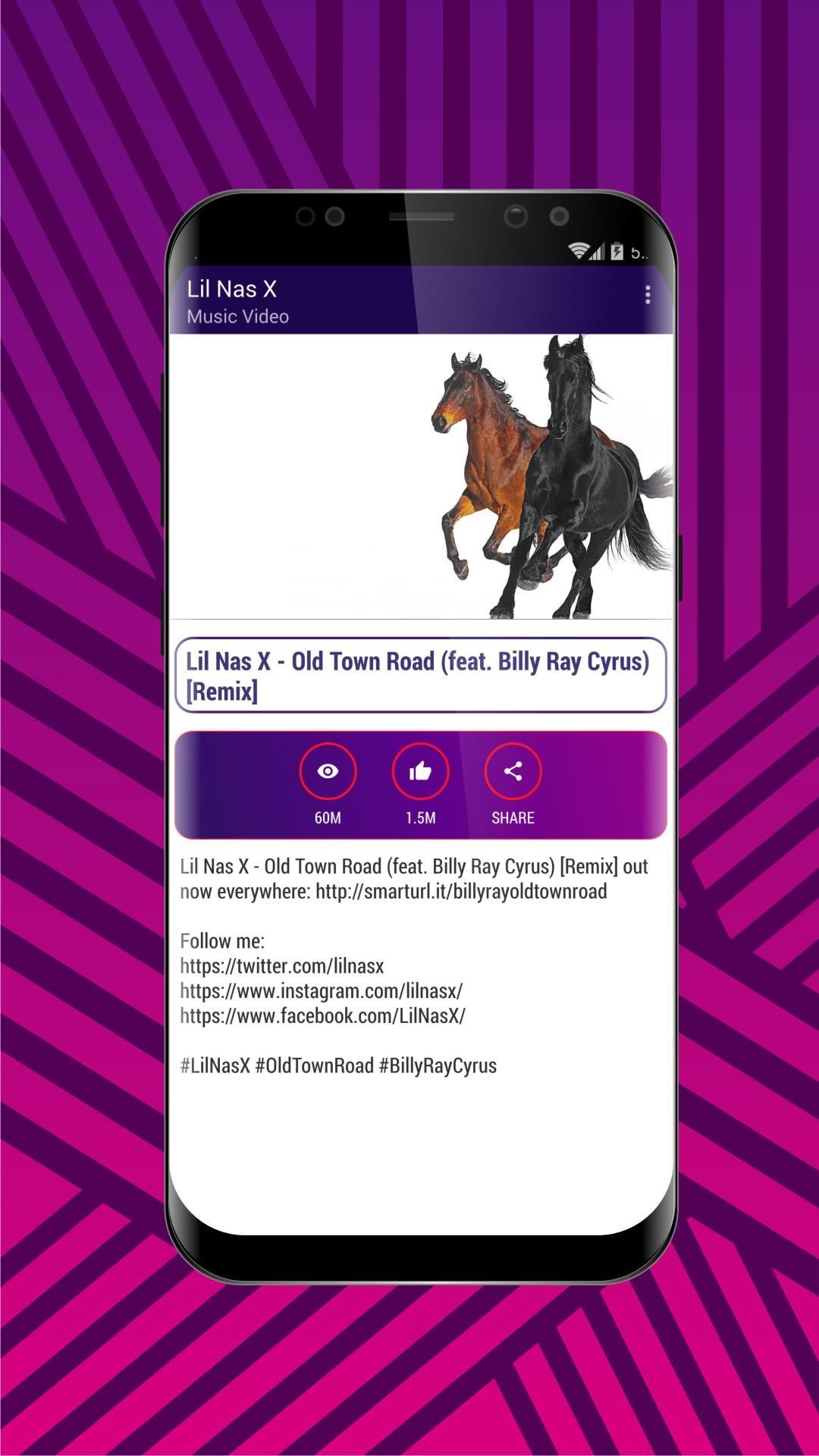 Lil Nas X Songs Old Town Road For Android Apk Download - old town road roblox music video lil nas x